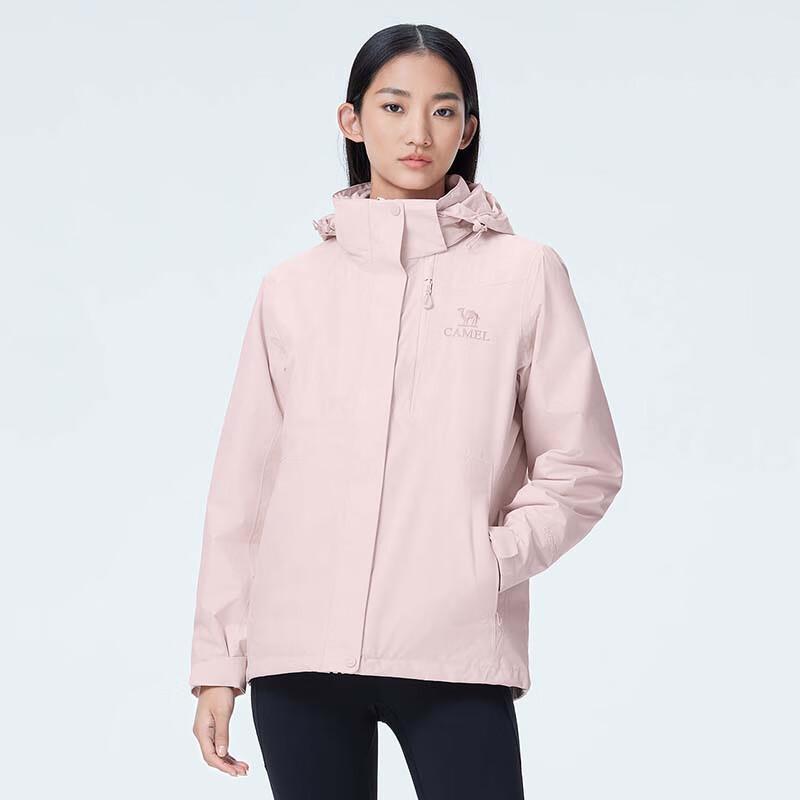 Camel Damen 3-in-1 Outdoorjacke mit Fleecefutter