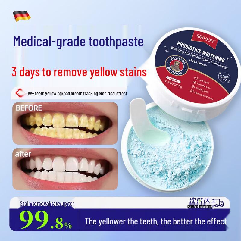 Renkang Doctor Probiotic Teeth Whitening & Stain Removal Powder