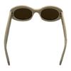 Celine Oval Sunglasses With Mirror Leg Pattern Design Women sunglasses White CL40194U5224E