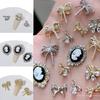 3pcs Nail Art Charms Nail Crystals Charms Bowknot Nail Rhinestones Nail Jewels