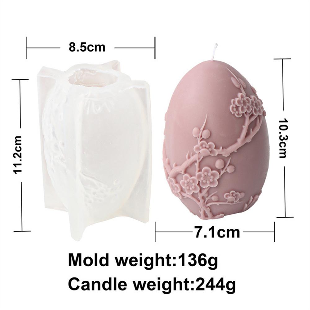 Embossed Floral Mold Holiday Decor Rose Tulip Mold Easter Egg Mold Rose Tulip For Easter Festivities Baking Enthusiasts DIY