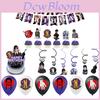 Mittwoch Die Addams Family Thema Geburtstagsparty Zubehör – Banner Ballons