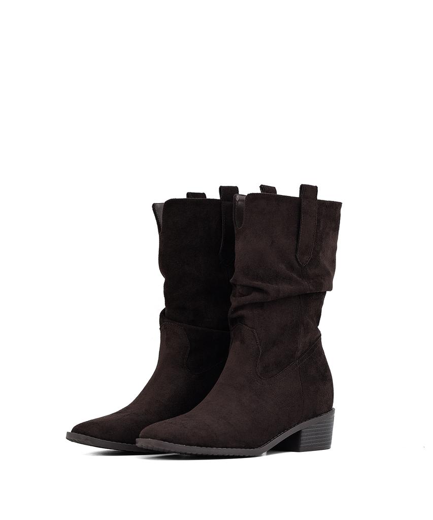 Saintsatin Ruen Western Mid-Calf Boots 2 Colors