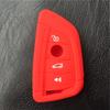 silicone rubber car key fob cover case wallet bag holder for BMW 2016 2017 X1 F48 X3 X4 X5 X6 730 740 750 3 4 button key case