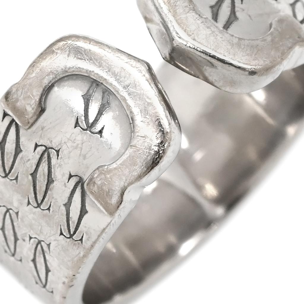 Cartier C2 C2 Ring 2000 Christmas LimitedRing Ring K18WG #9.5(JP Size) Array