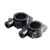 2pcs 7/8"22mm Motorcycle Handlebar Mirror Mount Black Motorcycle Mirror Mount Bracket  For Scooter