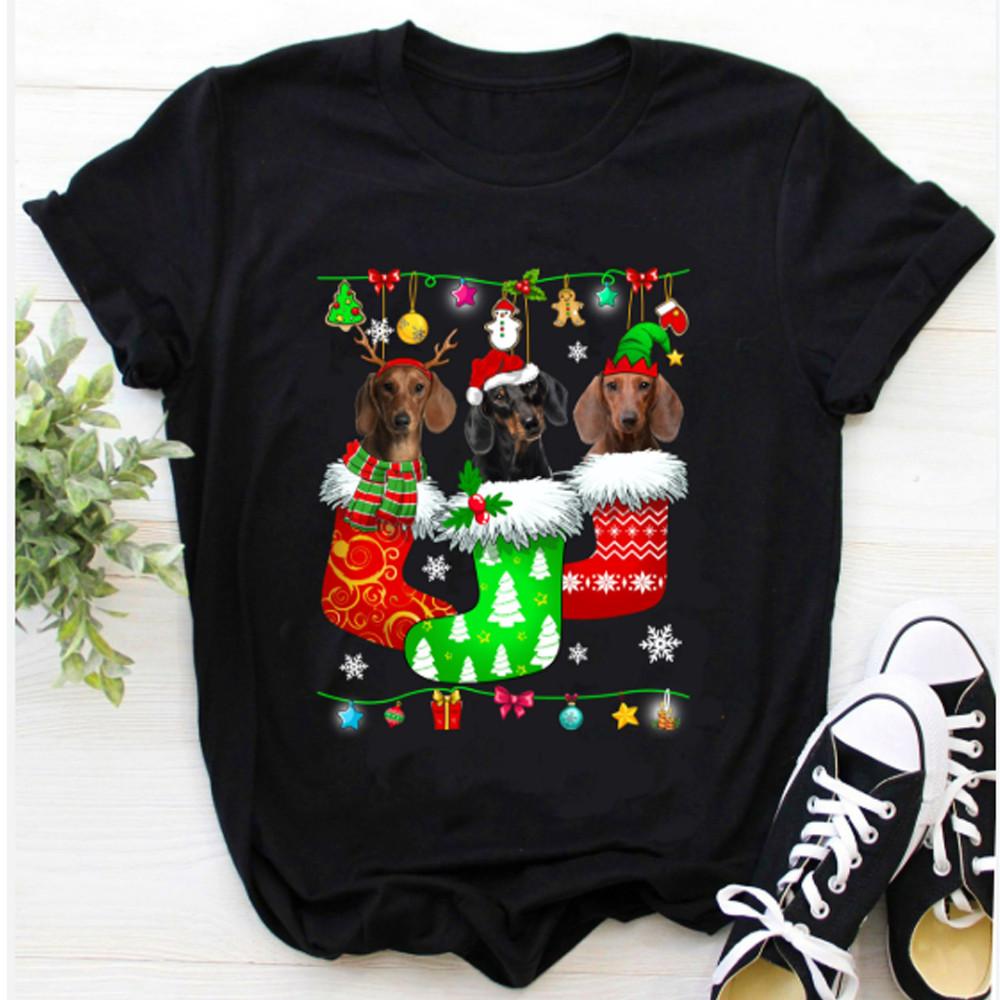 Funny Dog Plus Size Christmas T Shirt All Size S to 5Xl XXXXL