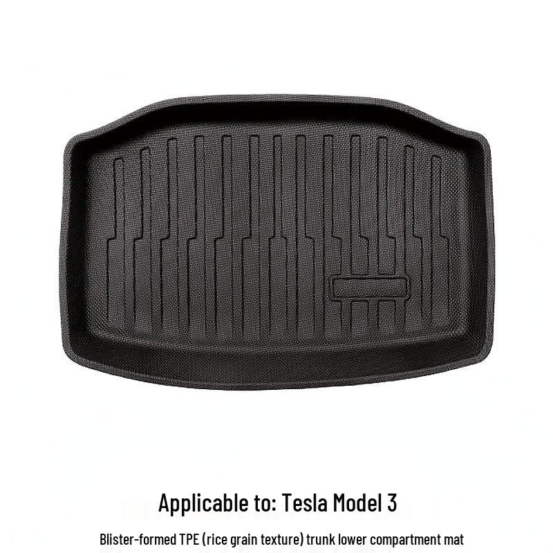 Tesla Model 3 TPE Rice Grain Floor Mats – Protective Kit for Car Modification