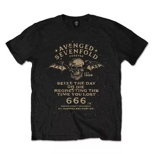 Metalcore Avenged Sevenfold Rockové Tričko Pánské Dámské 100% Bavlna Nadměrná Velikost Streetwear Letní Oversized Volné O-výstřih Unisex Trička