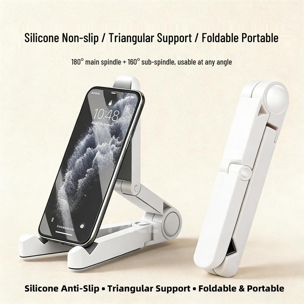 Foldable Multi-Functional Tablet & Phone Stand for Streaming & Binge-Watching
