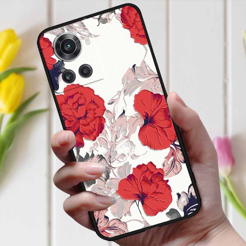 For Oneplus ACE Case Oneplus 10R 5G 3D Relief Cartoon Emboss Silicone Shockproof Cover For Oneplus 10 R Ace Case Coque Bumper