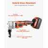 SucceBuy Cordless Metal Nibbler with 18/20 V 2.0 Ah/4.0 Ah Battery Brushless Motor Plastic Carrying Case for Cutting Stainless