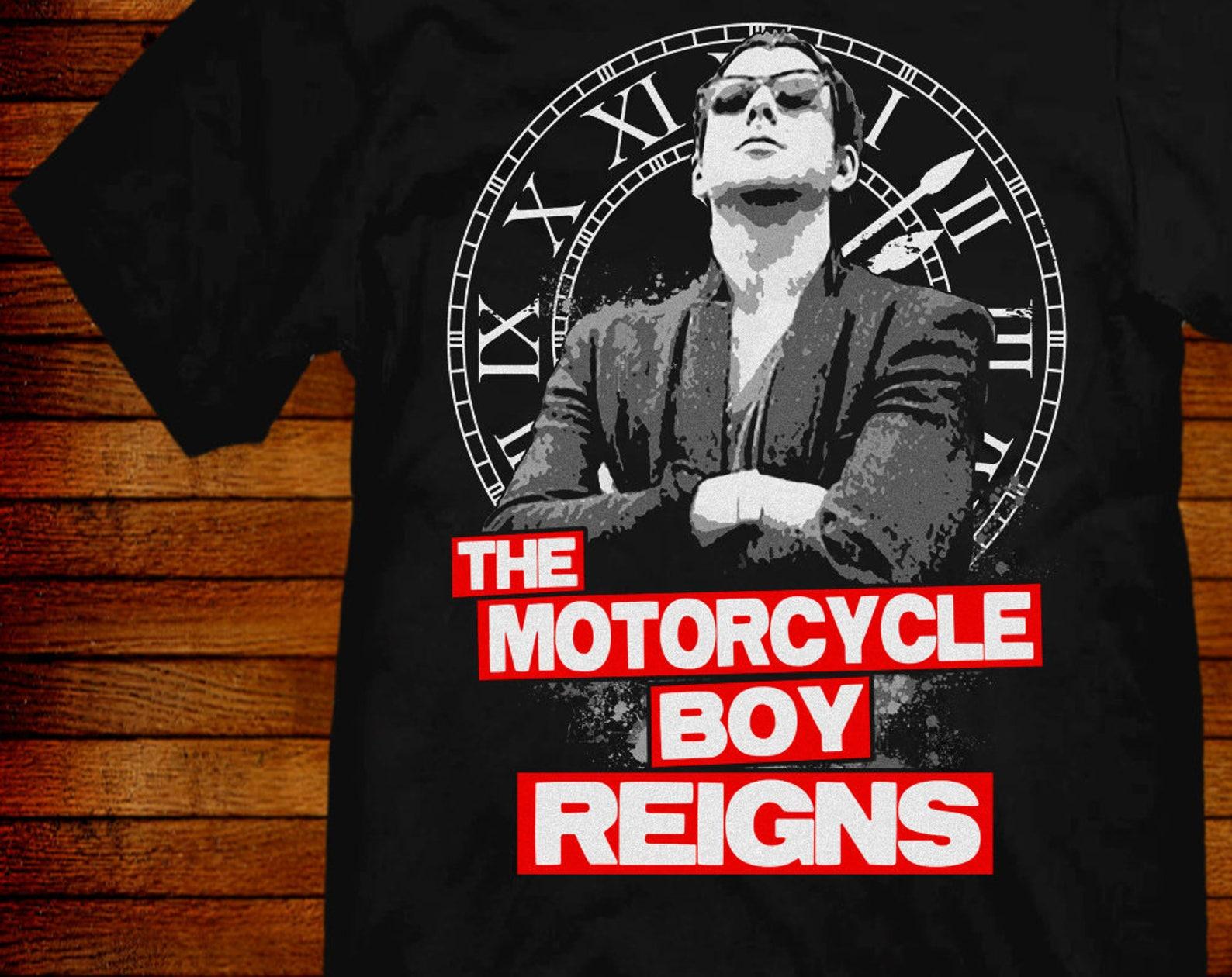 Rumble Fish Inspired T shirt: The Motorcycle Boy Graphic Tee XL