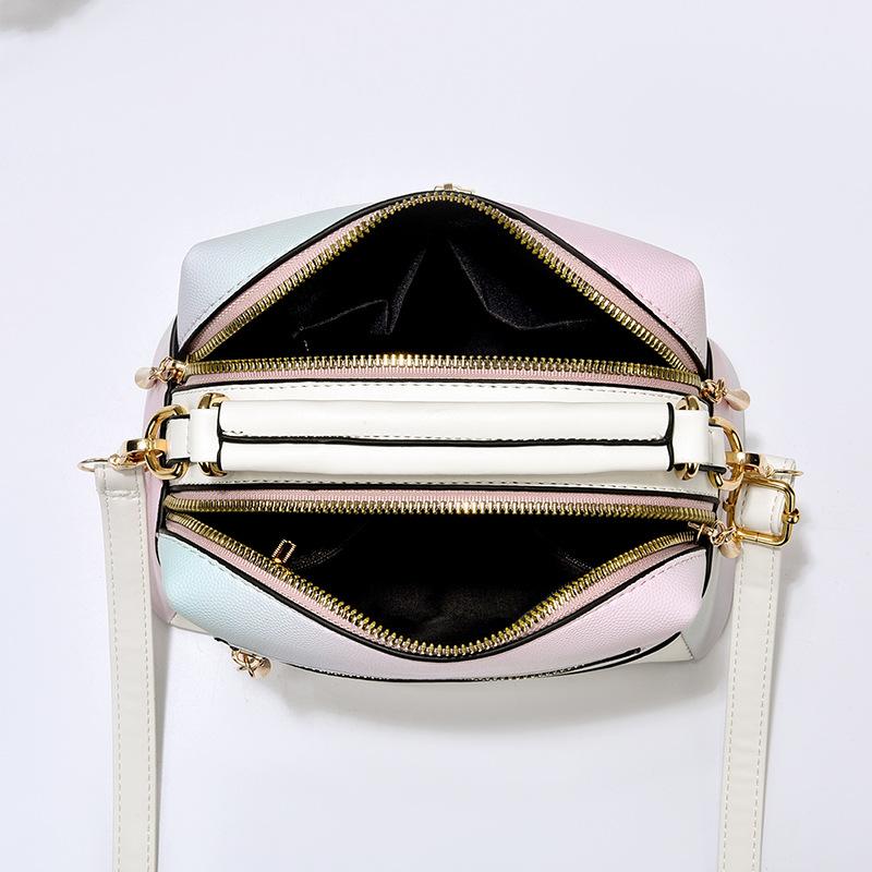 Fashion Women's Gradient Handbag Shoulder Bag Fashion Candy Shoulder Crossbody Bag