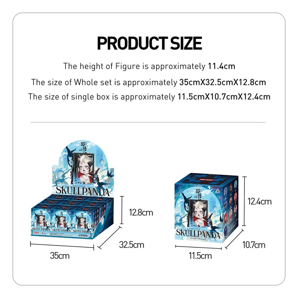 POP MART SKULLPANDA The Mirage Series Pop Mart Gachapon Blind Box Figure Plastic Model Premium Toy PVC Soft Vinyl Original Character Birthday Gift [3