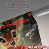 2pcs,Curtains Cute Christmas Deer Present (3) Modern Curtains&Window Treatment Semi-Sheer Curtains Decorations Outdoor Ldeal for