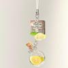 Jellyfish Star Lucky Leaf Wind Chime Keychain & Phone Lanyard Pendant