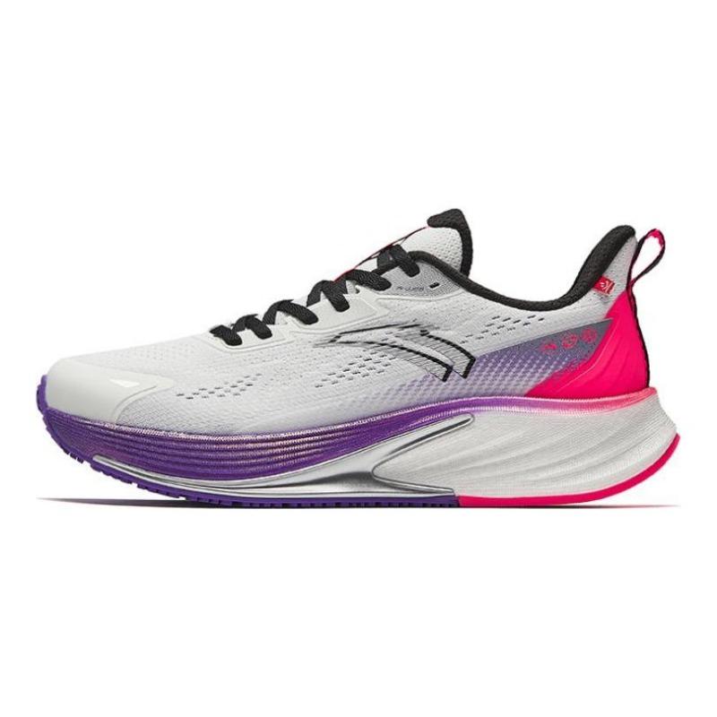 Anta Rocket 6 women low-top running shoes gray purple red 122445581-13 40