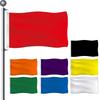 90x150cm Solid Color Flags Hanging Banner Vivid Color Fade Proof Flag Home garden Decor Flagpole not included