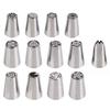 Piping Nozzle Set, Cream Nozzle Set Stainless Steel Piping Nozzle Baking Tools Complete Set of Cake Piping Nozzles
