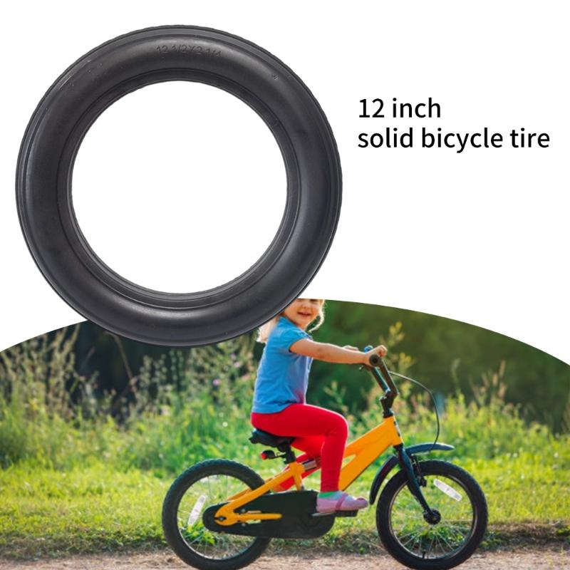 12inch Solid Bicycles Tires Replacement Anti Flat Bike Tyre Puncture Resistant Bike Tires for Electric Scooter