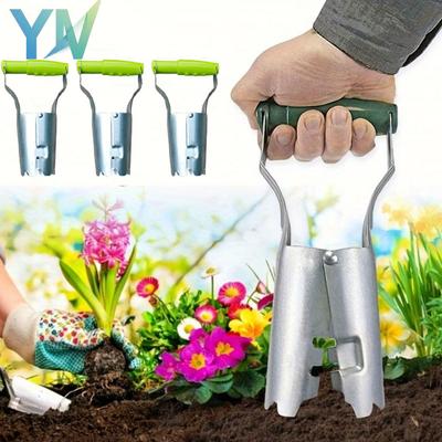 1-5PCS Handle Seedling Transplanter Handheld Garden Tool for Hole Drilling Flower Planting Vegetable Seeding Transplanting