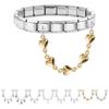 Double Chain Bracelet Charms Fit 9mm Bracelet DIY Bracelet Kit  DIY Bracelet Making