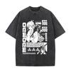 207. Wyprała Koszulka Anime Dzienniki Aptekarki Wyprała Vintage Koszulka Śmieszna Kawaii Urocza Maomao Graficzne Koszulki T-shirty Mężczyźni Kobiety Codzienny Oversize Koszulka Oversize