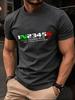 Biker 1N23456 One Down Five Up Unisexs Tee Motorcycle Rider Soft Cotton Short Sleeve Loose Casual Street Tops For Adult Bike Lovers