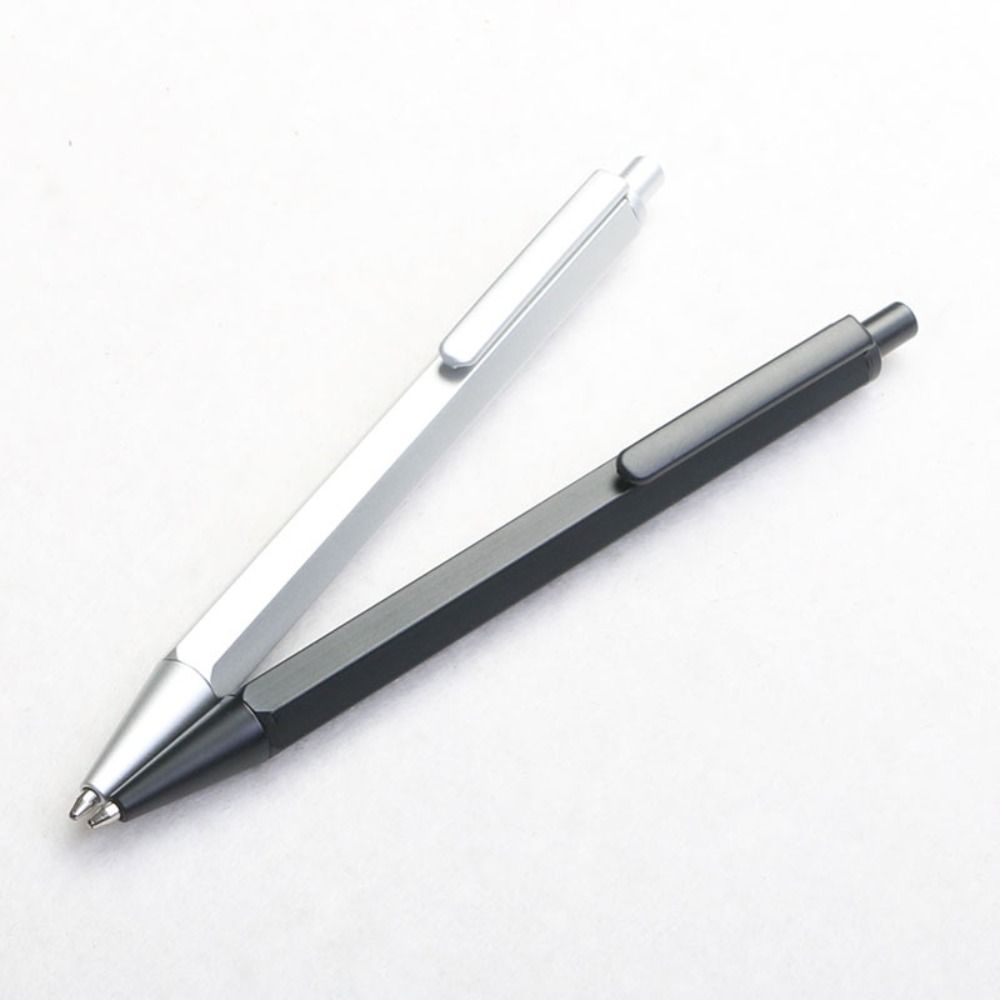 All Metal Ballpoint Pen Press Type Writing Pen Refillable Executive Pen  School Office