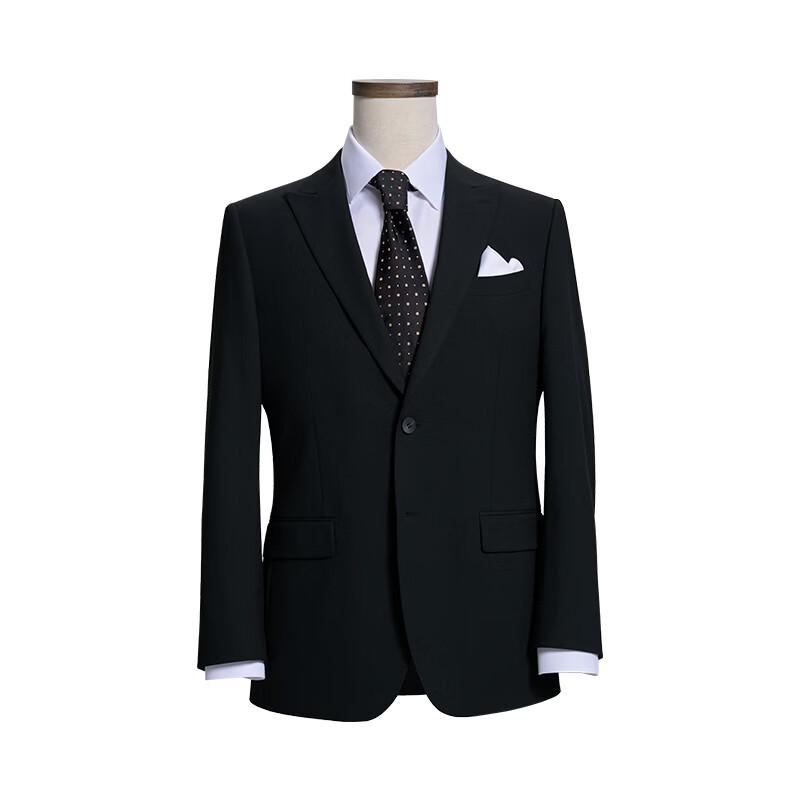 

Men s Easy-Care Peak Lapel Business Blazer 48B