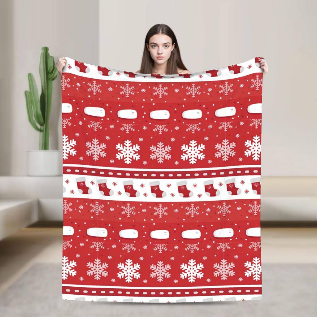 Christmas xmas Santa Claus Merch Blankets Lightweight Thin Coral Fleece Plush Throw Blankets Cozy Quilt