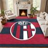 Bologna Football Club Carpet Door Mat for Living Room or Bedroom Protective Mat Under Chair Office Decoration Christmas Gift Birthday Present