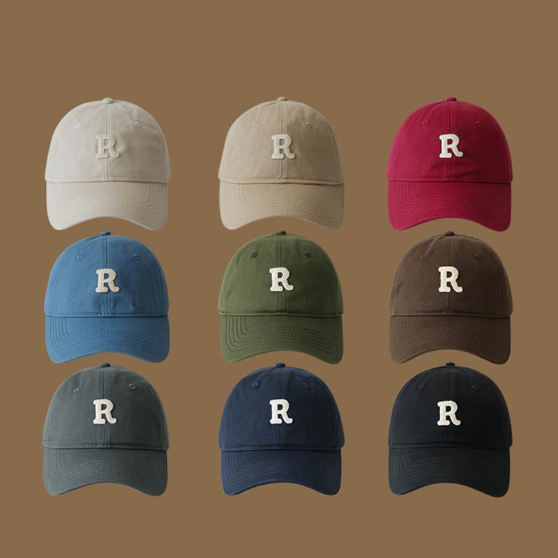 Custom Logo Spring Unisex Solid Color Baseball Caps for Men Women Outdoor Sport Baseball Cap Teenagers Vintage Visor Hats