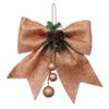 Good Shape Christmas Bow Decorations Holiday Bow Decorations Decorative Effect Festive Presence High-Quality Materials