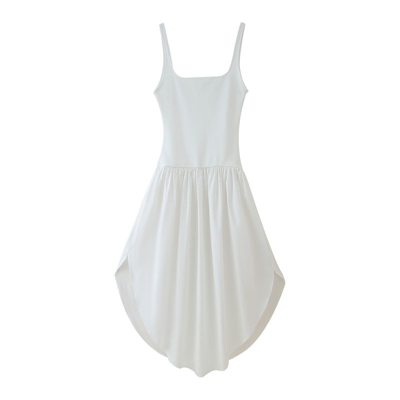 

Kaslead New Arrival Women s Clothing Fashion Style Fashion Slim-Fitting Patchwork Midi Skirt Dress 4770208 800 White L