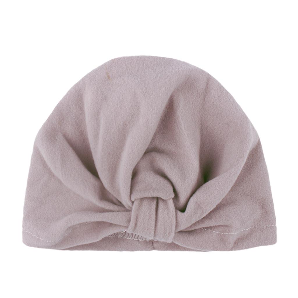Bohemian-Style Baby Pullover Hat: Soft & Comfortable Knotted Infant Cap