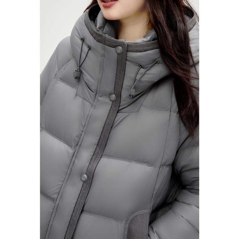 Qiusuyi Ren Women's Hooded Loose Fit Down Jacket