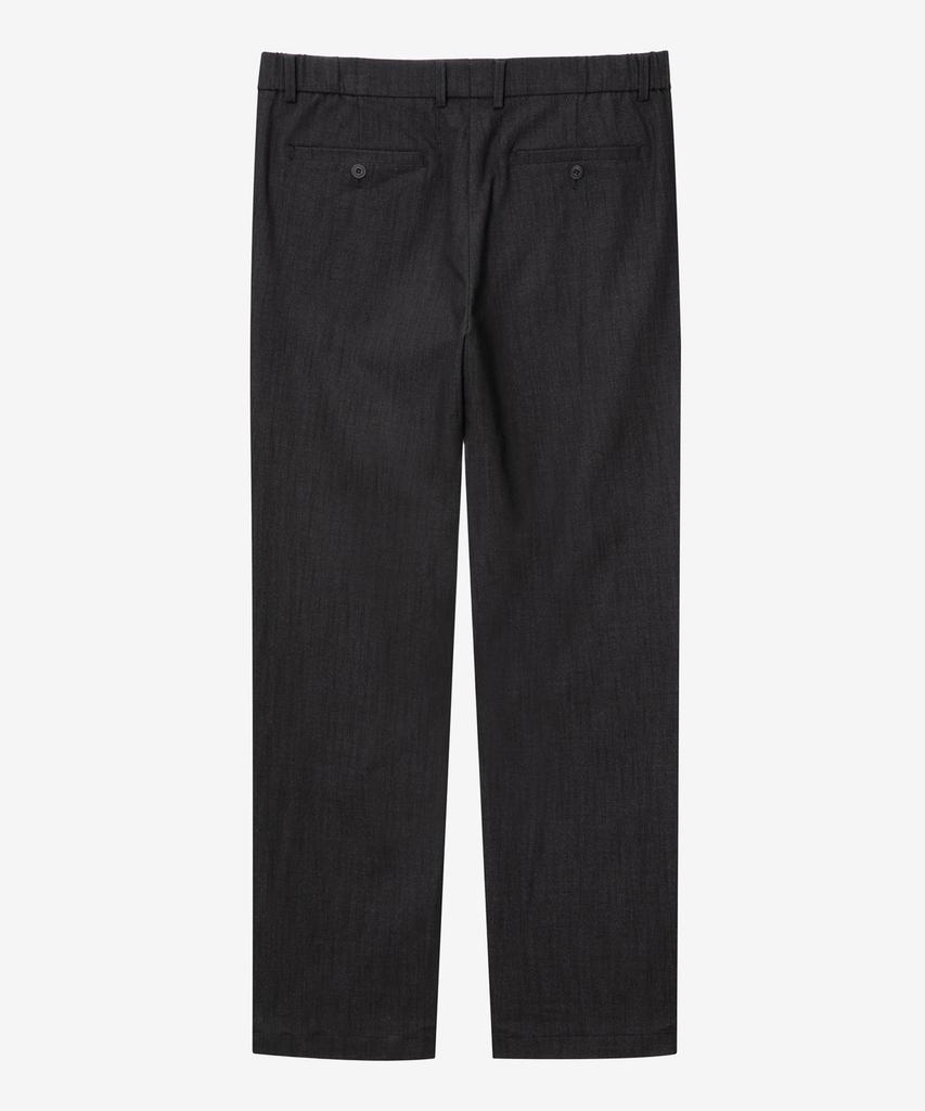 MINDBRIDGE [Couture] Denim-Like Semi-Wide Elastic Waist Pants
