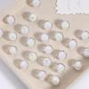Iridescent Electroplated Acrylic Round Beads - DIY Jewelry Accessories
