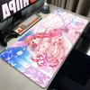 Mouse Pad Computer Pink Flower Anime Mousepad Laptop Hololive Sakura Miko Keyboard Pad PC Kawaii Girl Gaming Desk Mouse Mat Gift