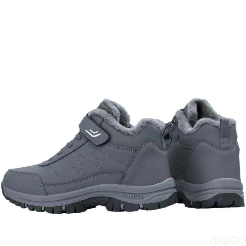 Soft Sole Anti Slip Warm Winter Snow Boots Cold Resistant Wear-resistant Simple Comfortable Casual Men's Short Boots