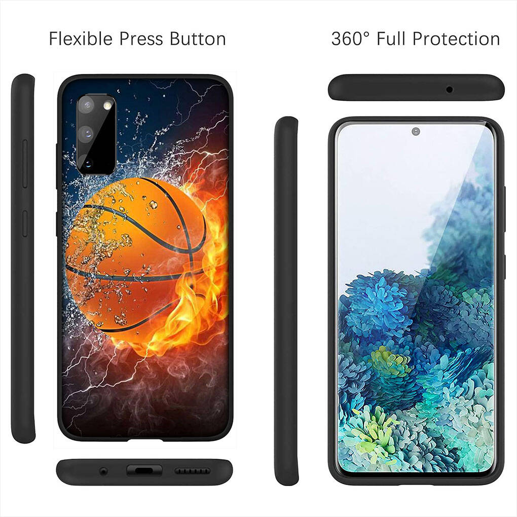 for Samsung Galaxy S25 S24 S23 iPhone 17 16 15 Xiaomi Redmi Note 14 13 12 11 Plus Pro Max XR Phone Case Lovely Slam Dunk Basketball OPPO Huawei Cover