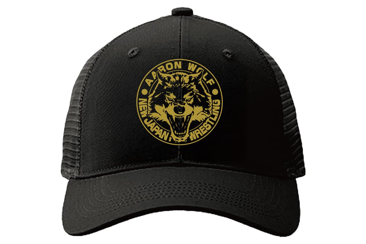 

New Japan Pro-Wrestling Wolf Aaron Mesh Cap 7142063341