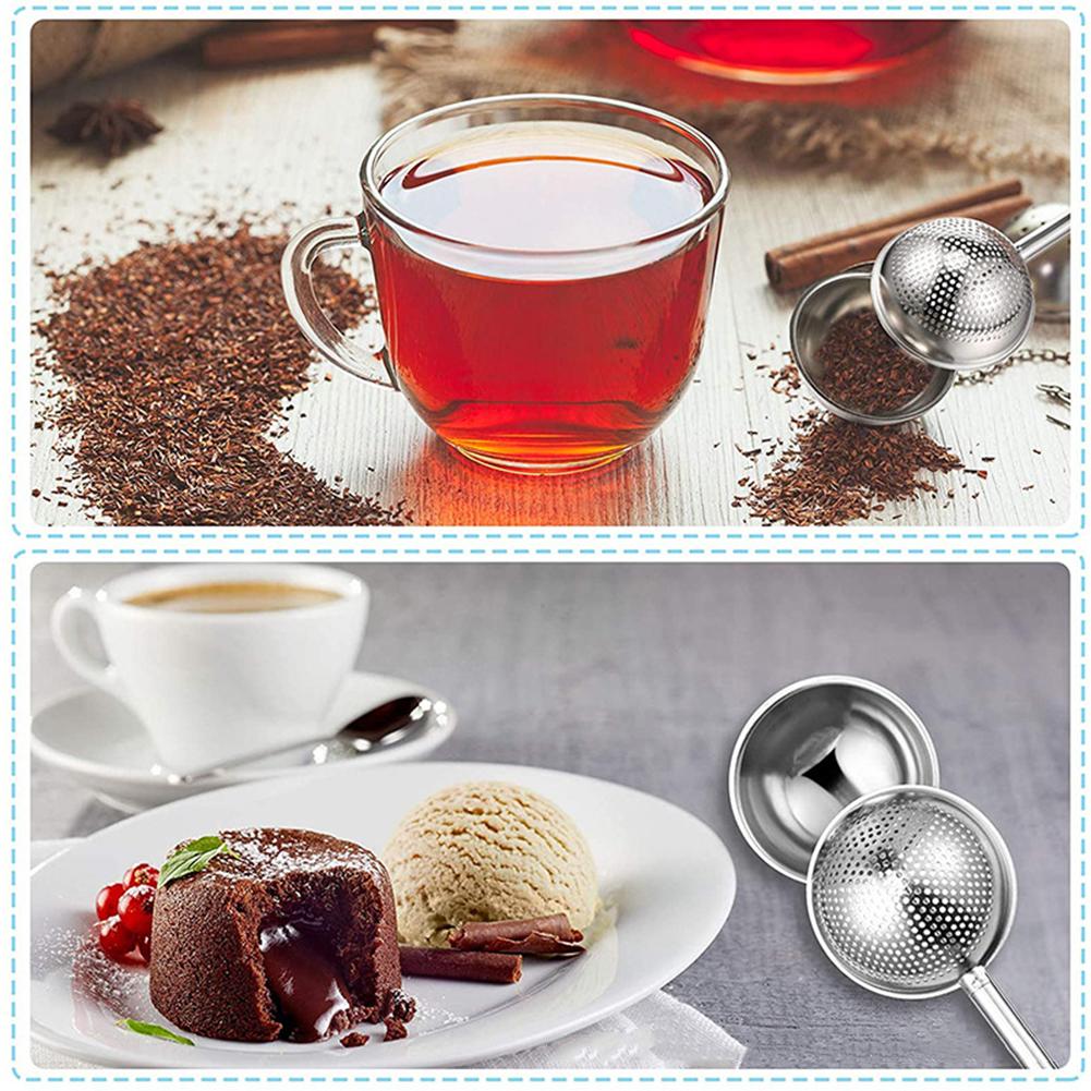 2/4 Pcs Sugars Flours Sifter With Handle Multi-Purpose Powder Mesh Sieve Tool For Kitchen Home