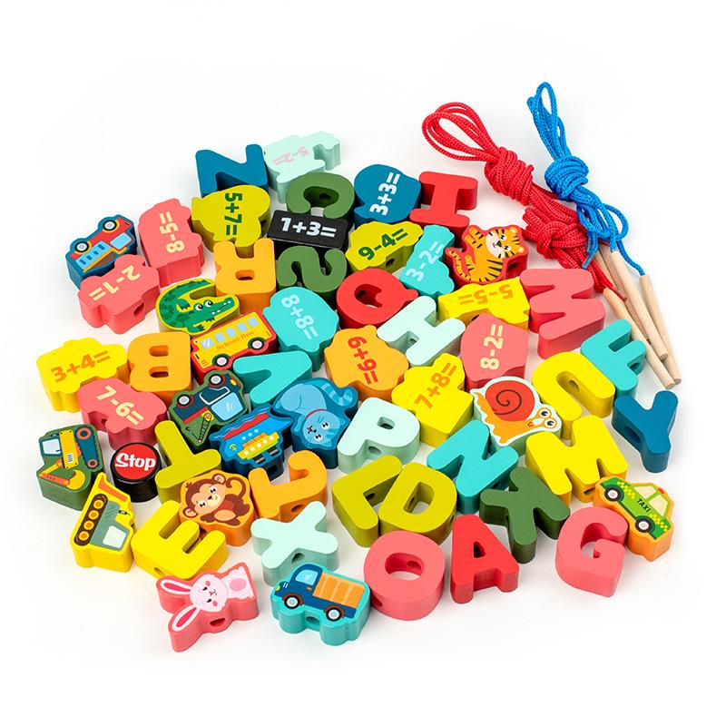 CPC Baby Fine Motor Skills Bead Toy: Toddler Threading & Concentration Blocks