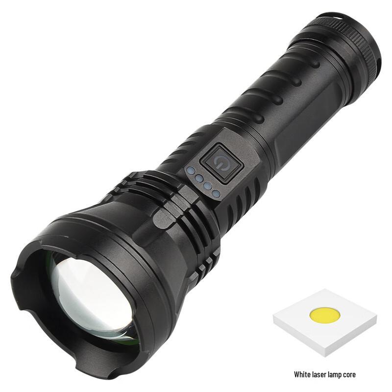 High Power Rechargeable LED Flashlight with Power Bank