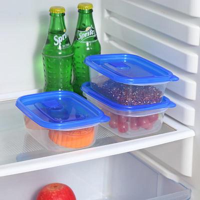 Wutuo R-5057 3-Piece Plastic Food Storage Container Set