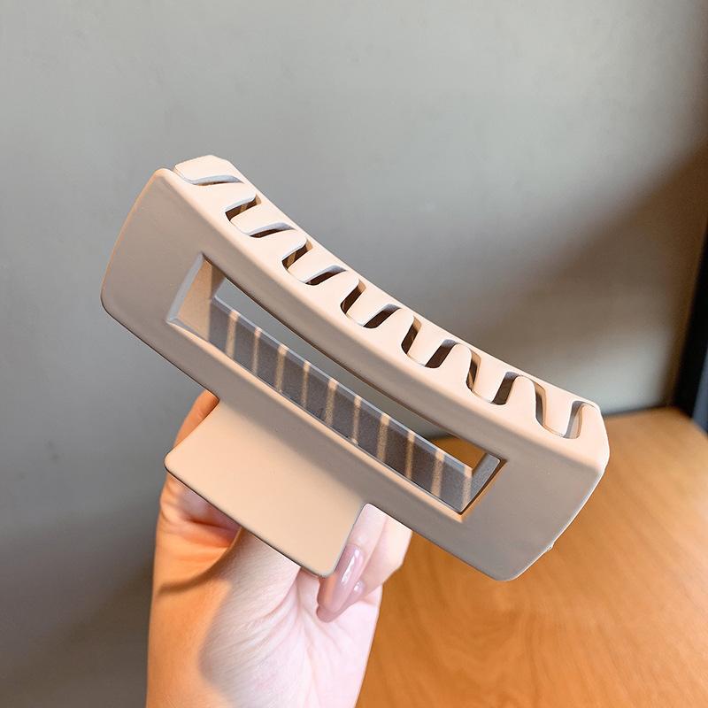 Nuove pinze per capelli a chela eleganti da donna Bianco Caffè Plastica Grande Pinza per capelli Copricapo Coreano Ragazze Pinze per capelli a chela di granchio Accessori per capelli alla moda