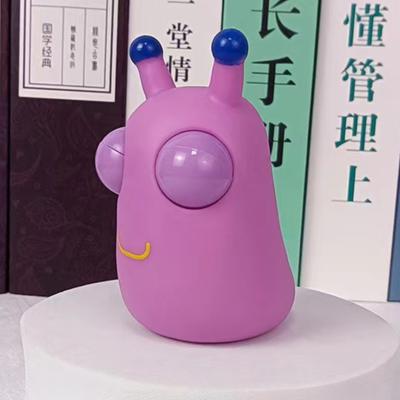 Popping Eye Cabbage Worm Toy Anxiety Stress Relief Colorful Caterpillar Squeeze Pinch Sensory Toy Kids